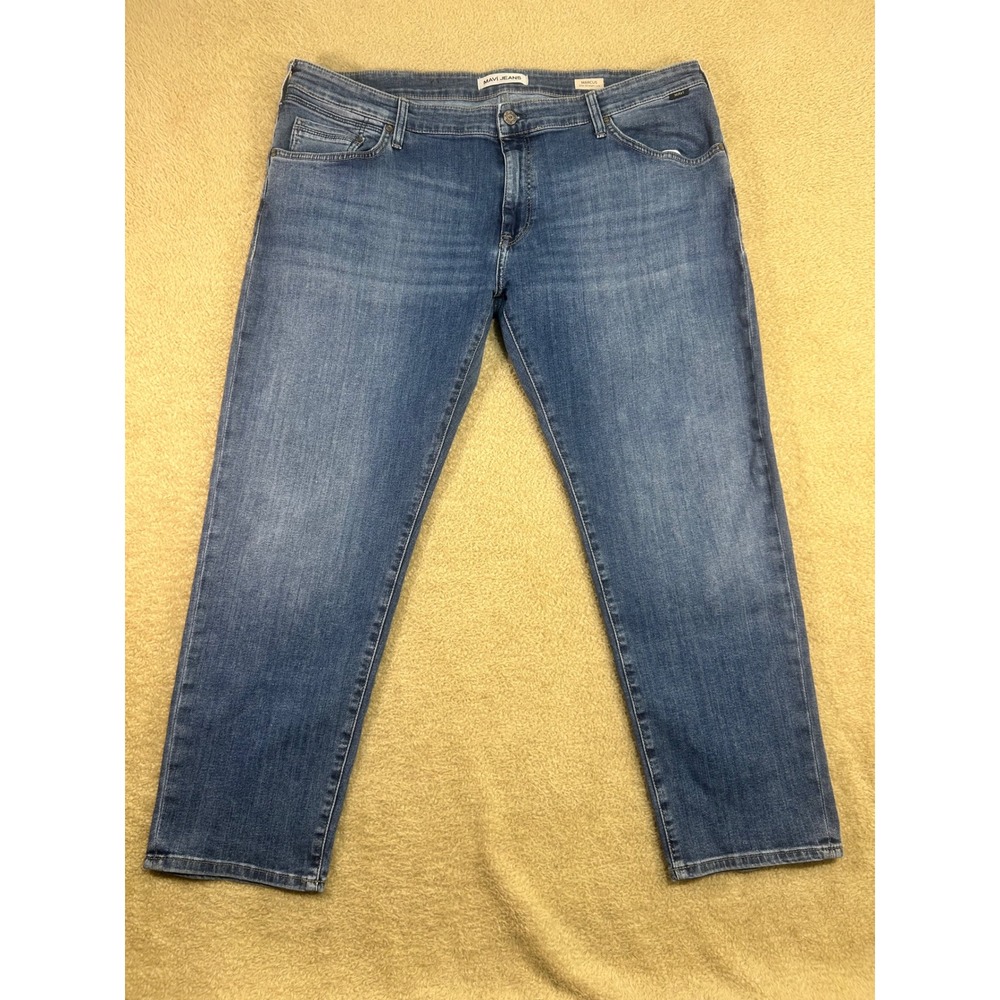 Mavi Jeans Marcus Slim Straight Leg Blue Wash Denim Men's Jeans 42x30